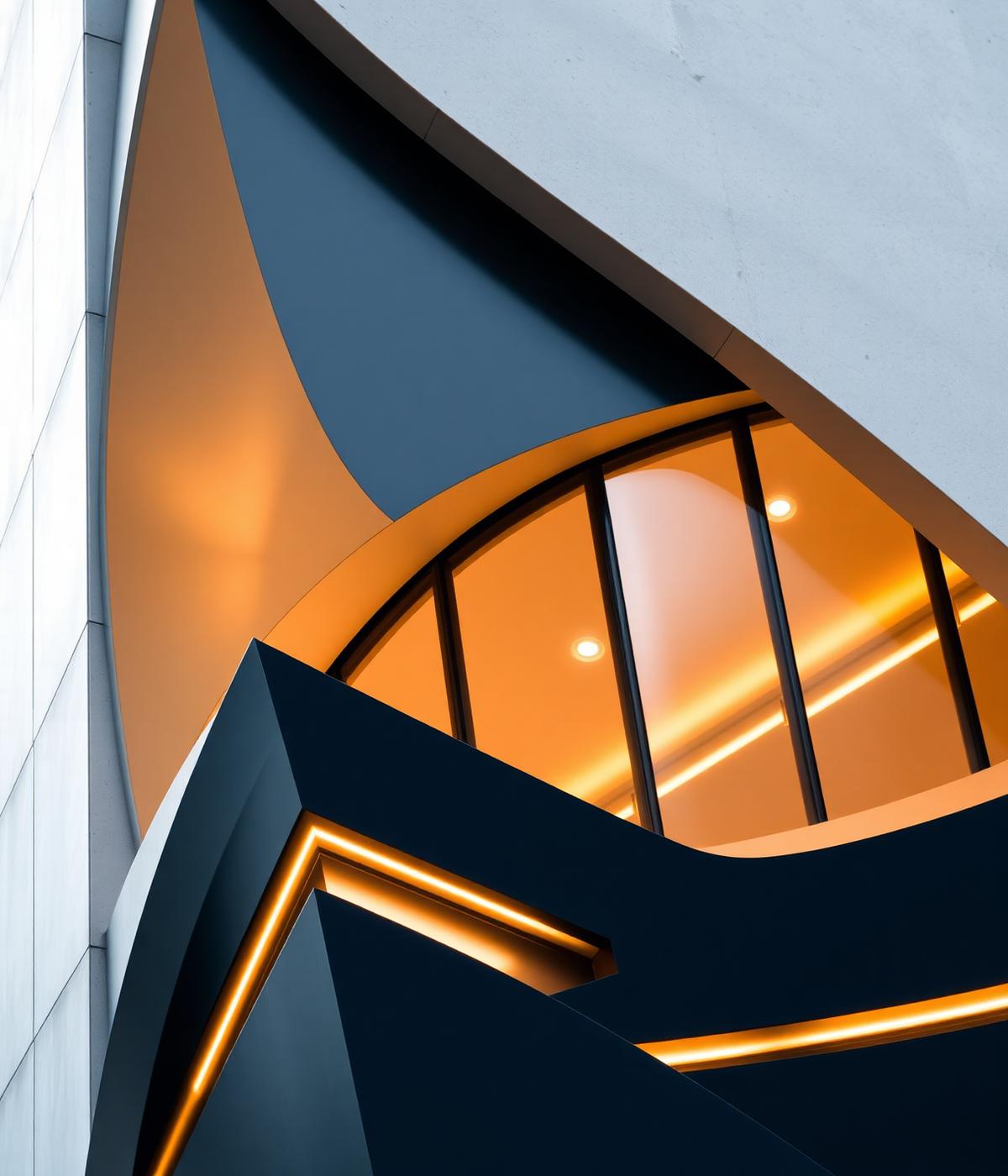 Modern architectural detail symbolising structured, considered finance